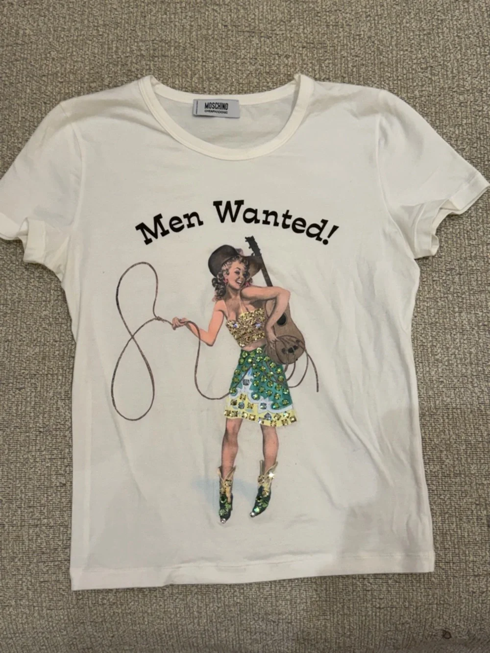 Yellow Graphic Men Wanted Tee - Casual Short Sleeve Shirt